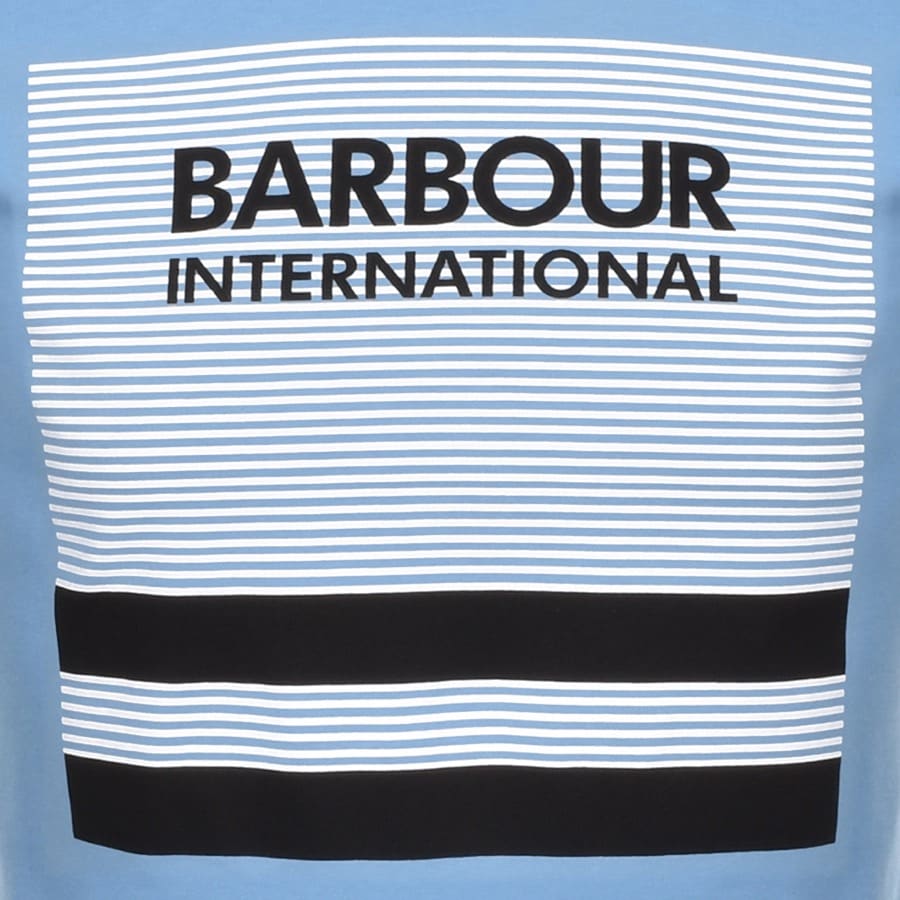 Alternative Image for ProductBarbour International Control Logo T Shirt Blue3